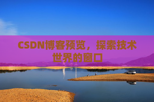 CSDN博客预览,探索技术世界的窗口